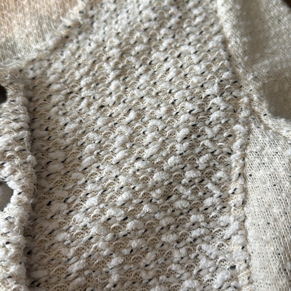 Anthropologie Cartonnier Boucle Knit Snap Peplum Cardigan Jacket small - Picture 8 of 9